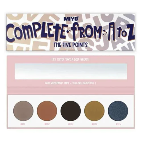 foto paleta de sombras five points miyo 23 from a to z