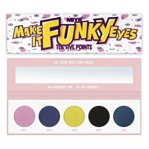 foto paleta de sombras five points miyo 26 make it funky eyes