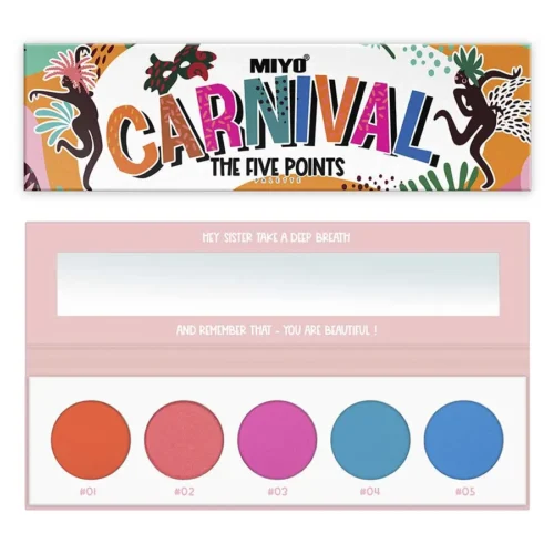 foto paleta de sombras five points miyo 06 carnival