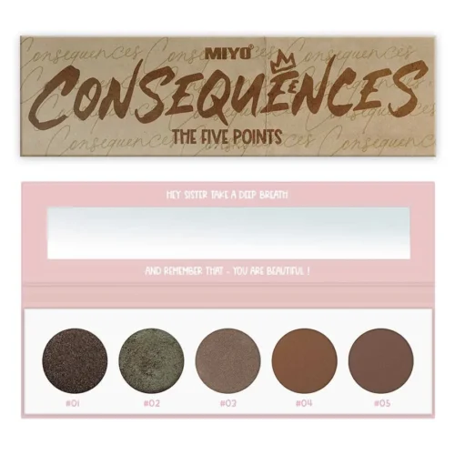 foto paleta de sombras five points miyo 15 consequences