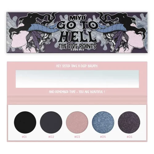 foto paleta de sombras five points miyo 13 go to hell