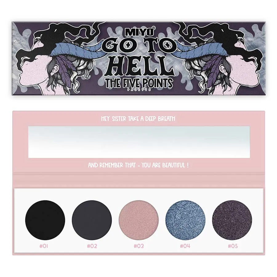foto paleta de sombras five points miyo 13 go to hell