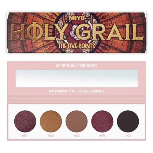 foto paleta de sombras five points miyo 16 holy grail