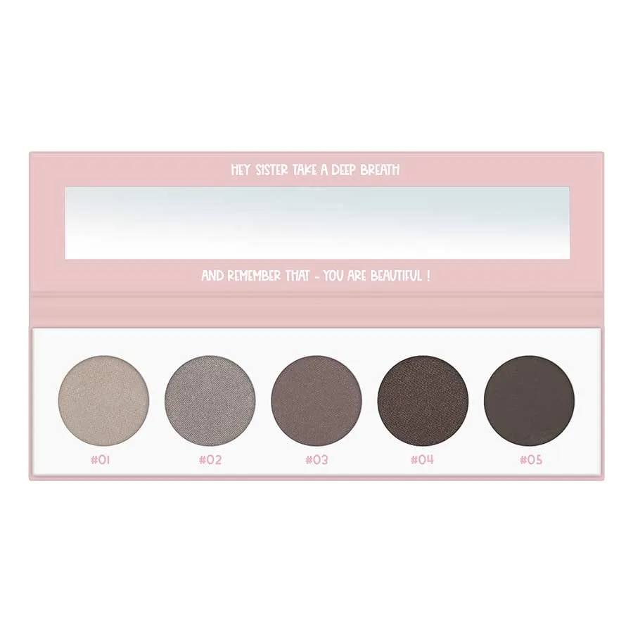 foto paleta de sombras five points miyo 09 hot brown cold heart 1