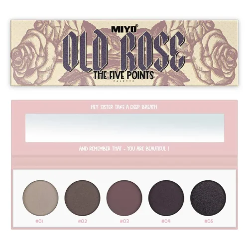 foto paleta de sombras five points miyo 03 old rose