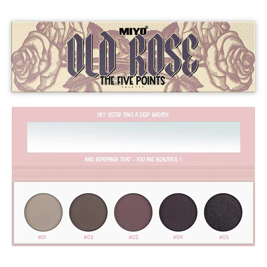 foto paleta de sombras five points miyo 03 old rose